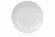 Набір тарілок керамічних обідніх Bon 931-190, 27.5см, колір - білий, 6 шт.