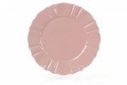 Набор тарелок керамических обеденных Bon 931-183, 26см, цвет - розовый, 6 шт