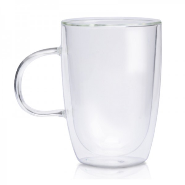 Чашка з подвійною стінкою Соліто скляна 400мл SNT MSN-201-13