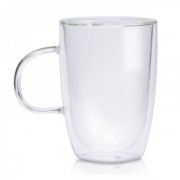Чашка с двойной стенкой Солито стеклянная 400мл SNT MSN-201-13