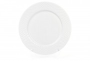 Набор тарелок фарфоровых обеденных Bon 931-103, 27см, цвет - белый, 8 шт