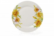 Набор обеденных фарфоровых тарелок Bon Нарцисс 320-113, 27см, 12 шт