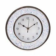Часы Glitter, серебряные 25 см (2003-056) Elso