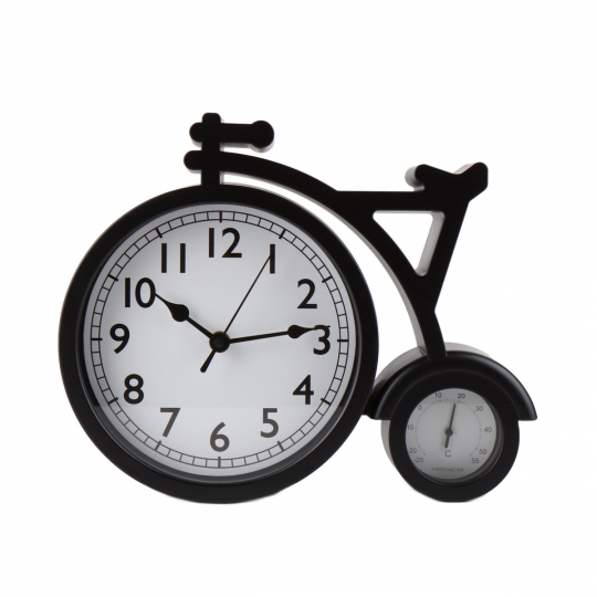 Годинник Велосипед, чорний (2003-060) Elso