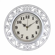 Часы Исскуство, серебряные 30 см (2003-064) Elso