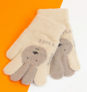Детские перчатки   зимние S (арт. 20-25-19) кофейный