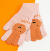 Детские перчатки   зимние XS (арт. 20-25-19) розовый
