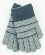 Двойные перчатки для мальчиков и девочек  XS  - 19-7-56 темно серый