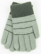 Двойные перчатки для мальчиков и девочек  XS  - 19-7-56 серый