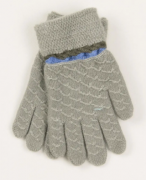Перчатки для мальчиков и девочек  XS – 19-7-42 серый