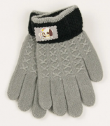 Перчатки для мальчиков и девочек  XS – 19-7-1 серый