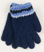 Перчатки для мальчиков и девочек  XS – 19-7-44  синий