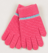 Перчатки для мальчиков и девочек  XS – 19-7-42 розовый