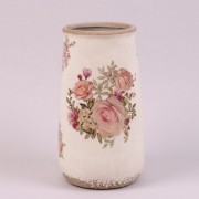 Ваза керамическая Розовые цветы Flora 38578