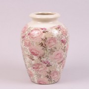 Ваза керамическая Розовые цветы Flora 38562