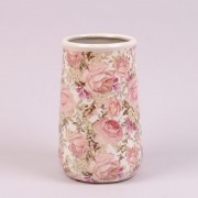 Ваза керамическая Розовые цветы  Flora 38565