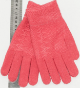 Перчатки для девочек M - №18-7-11 красный