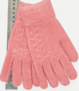 Перчатки для девочек S - №18-7-11 розовый