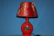 Настольная лампа с абажуром Ray N1154 (A+B) (RED)*1 (IR005137)