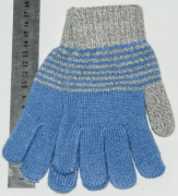 Детские перчатки на мальчиков  XS - №18-3-10 голубой