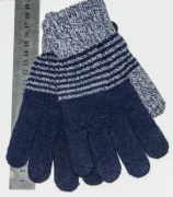 Детские перчатки на мальчиков  S - №18-3-10  синий