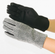 Женские трикотажные перчатки для сенсорных телефонов - №18-1-40 L серые