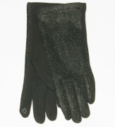 Женские трикотажные перчатки для сенсорных телефонов - №18-1-40 S черные