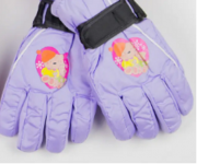 Детские лыжные перчатки для девочек L №18-12-5  сиреневый