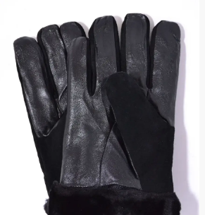 Чоловічі рукавички замшеві - Чорні - MZ4 XXL чорні