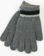 Подростковые зимние перчатки для мальчиков XL  - 19-7-78 темно-серый