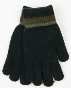 Подростковые зимние перчатки для мальчиков L  - 19-7-78 черный