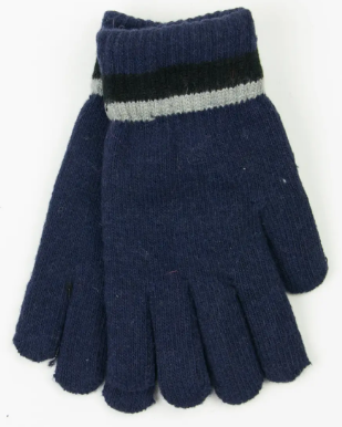 Подростковые зимние перчатки для мальчиков XL  - 19-7-78  синий