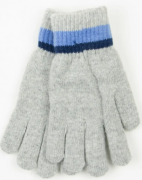 Подростковые зимние перчатки для мальчиков XL  - 19-7-78 светло-серый