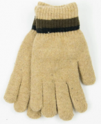 Подростковые зимние перчатки для мальчиков XL  - 19-7-78 бежевый