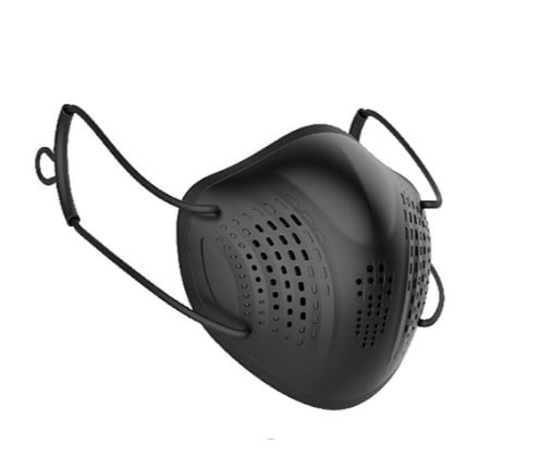 Респіратор Hoz маска із змінним фільтром - модель A8 - Чорна