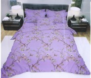 Комплект постельного белья 140191 бязь-голд евро, фиолетовый