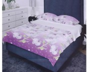 Комплект постельного белья 140191 бязь-голд евро, орхидея