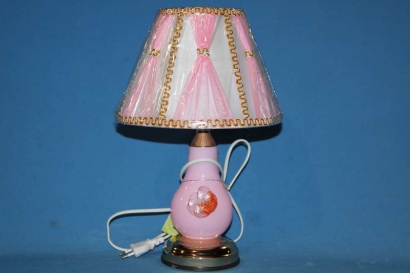 Настольная лампа с абажуром Ray N013BL (A+B) Розовый (IR005023)