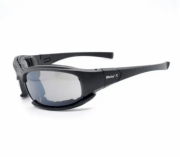 Защитные военные очки с поляризацией Daisy X7 Black и 4 комплекта линз