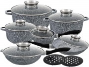 Набор посуды с мраморным покрытием Edenberg EB-8040 - 10пр
