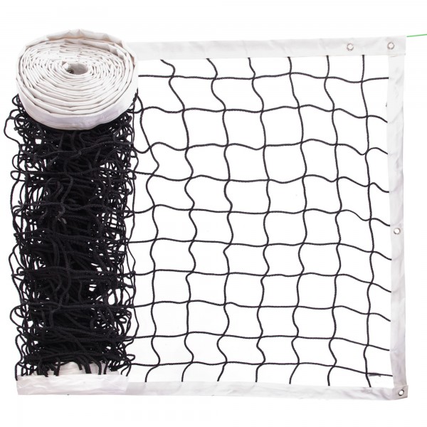 Сітка для волейболу Zelart MIK C-6399 9,5x1,0м Чорний-Білий