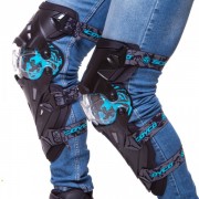 Захист коліна та гомілки SCOYCO (K12) 2шт Чорний-синій