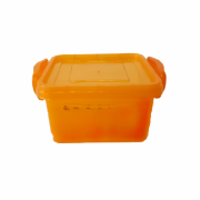Судок пластиковый Senyayla Plastik 10х9,5 см. 300мл. Оранжевый 16494-1
