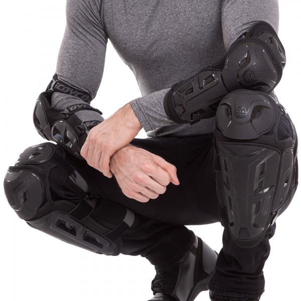 Комплект захисту SCOYCO (K26H26) (коліно, гомілка, передпліччя, лікоть) Чорний