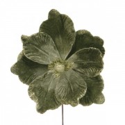 Цветок новогодний Магнолия зеленый 13124 Flora