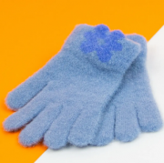 Перчатки для девочек (арт. 21-25-31) XS синий