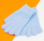 Перчатки для девочек (арт. 21-25-29) XS голубой