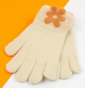 Перчатки для девочек (арт. 21-25-31) XS бежевый