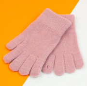 Перчатки для девочек (арт. 21-25-29) XS розовый