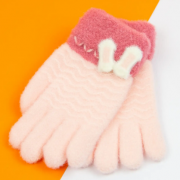 Перчатки для девочек подростков (арт. 21-25-27) XS розовый